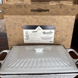 Marseille Edition Rectangular Casserole - White